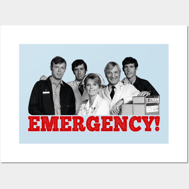 Emergency! - Group - 70s Tv Show Wall Art by wildzerouk